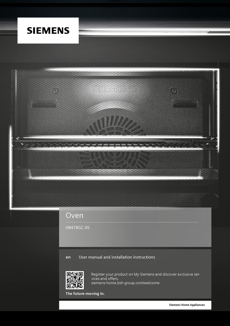 Siemens HB478GC 0S Series User manual and installation instructions