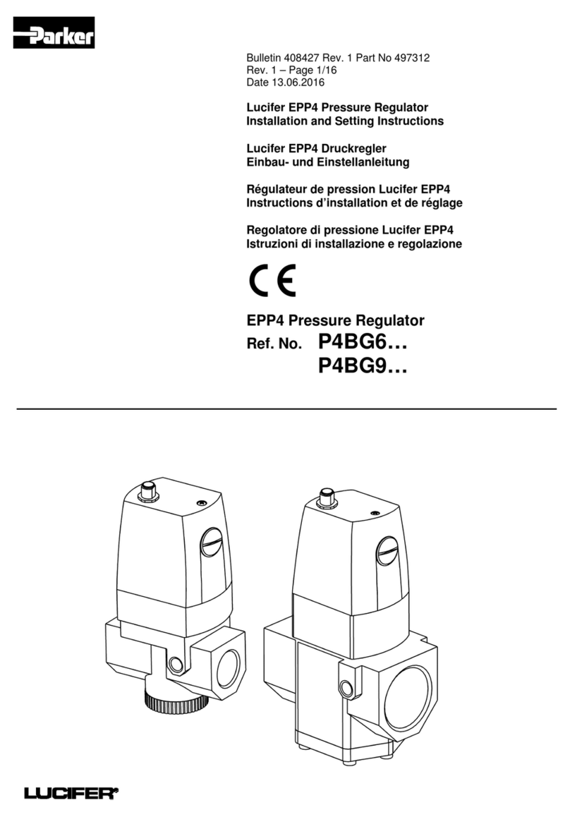 Parker LUCIFER P4BG6 Series User instructions