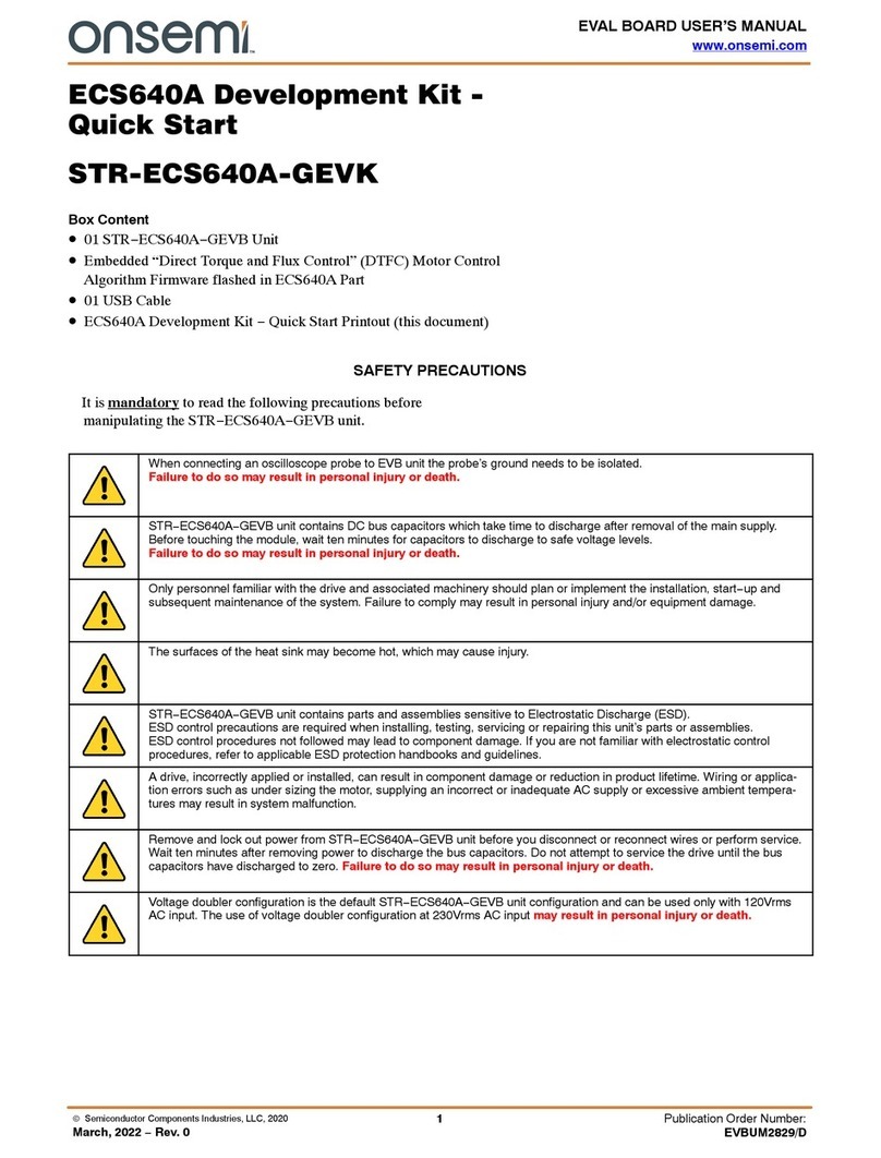 onsemi STR-ECS640A-GEVK User manual
