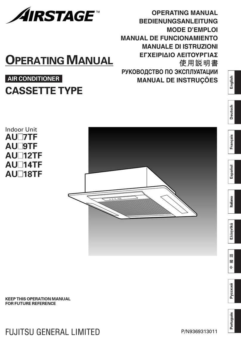 Fujitsu AIRSTAGE AU 7TF Series User manual