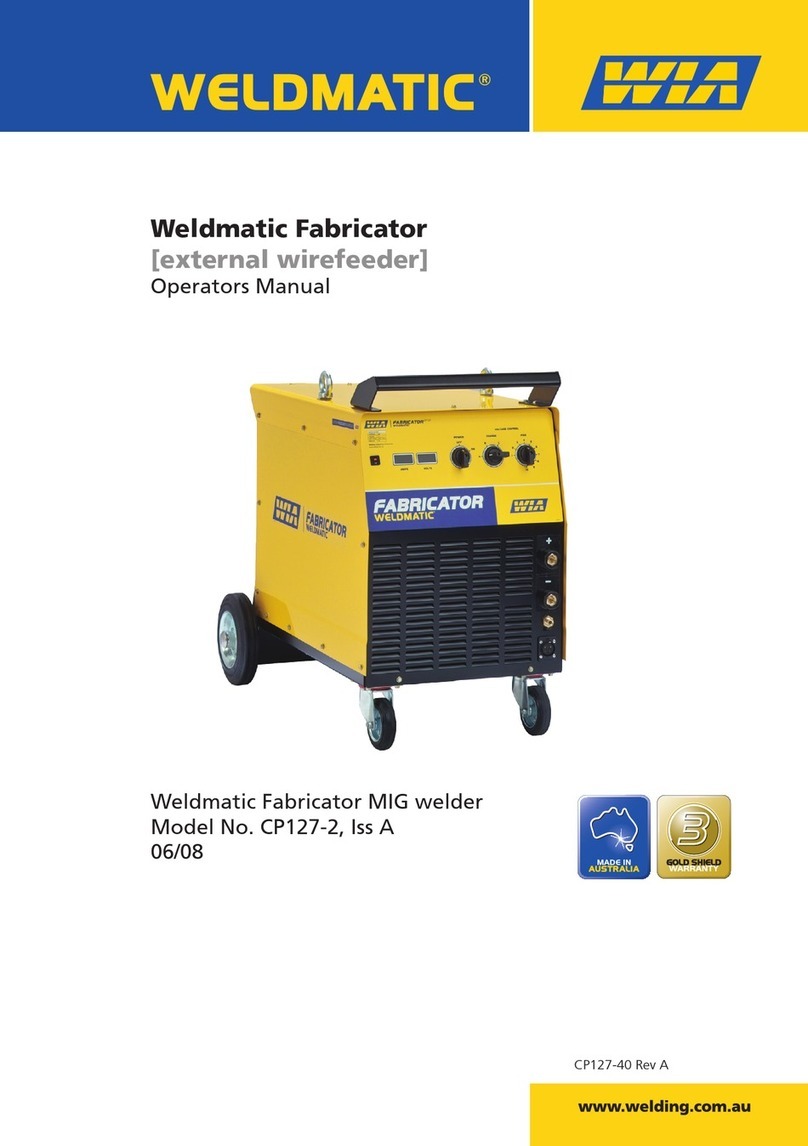 WIA Weldmatic CP127-2 User manual