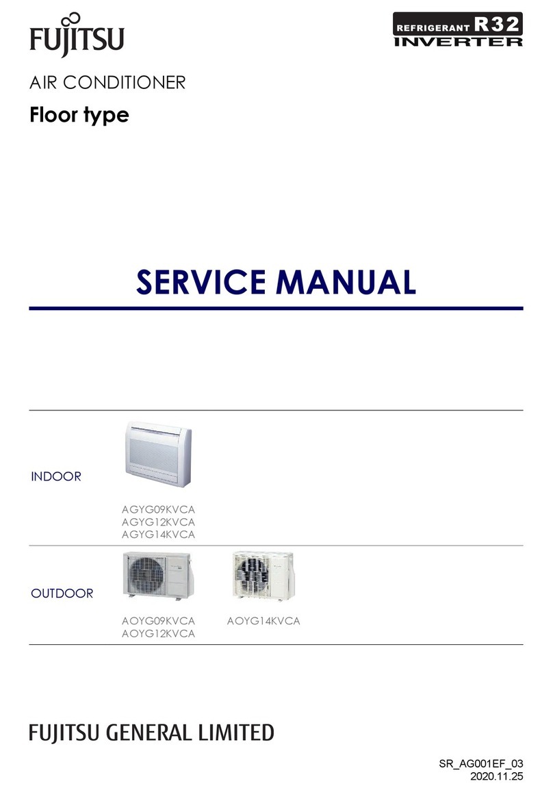 Fujitsu AGYG12KVCA User manual