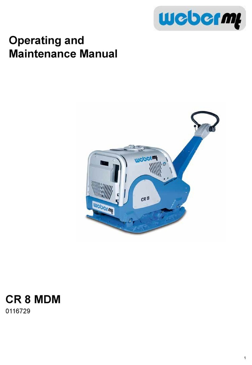 Weber mt CR 8 MDM Operating instructions Weber mt CR 8 MDM Operating instructions