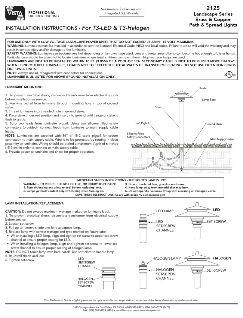 Vista 2125 installation instructions