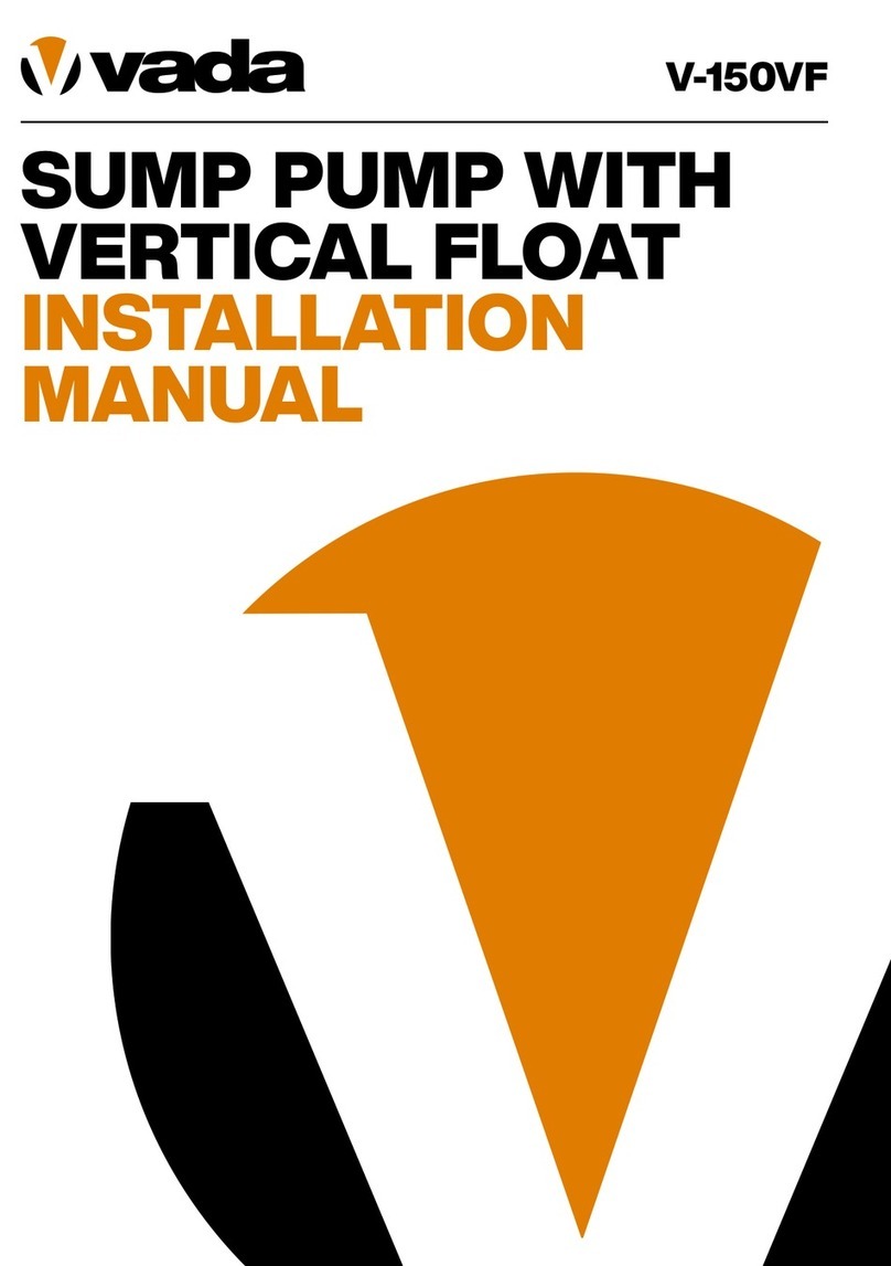 VADA V-150VF installation manual