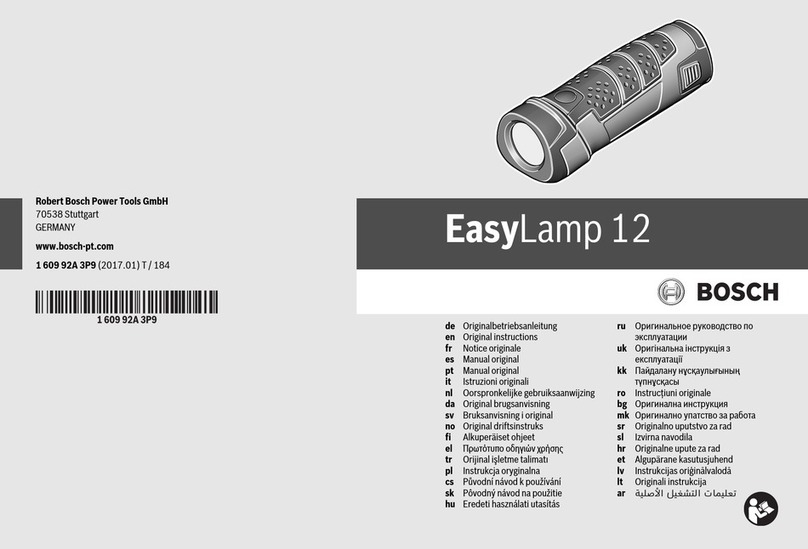Bosch EasyLamp 12 User manual