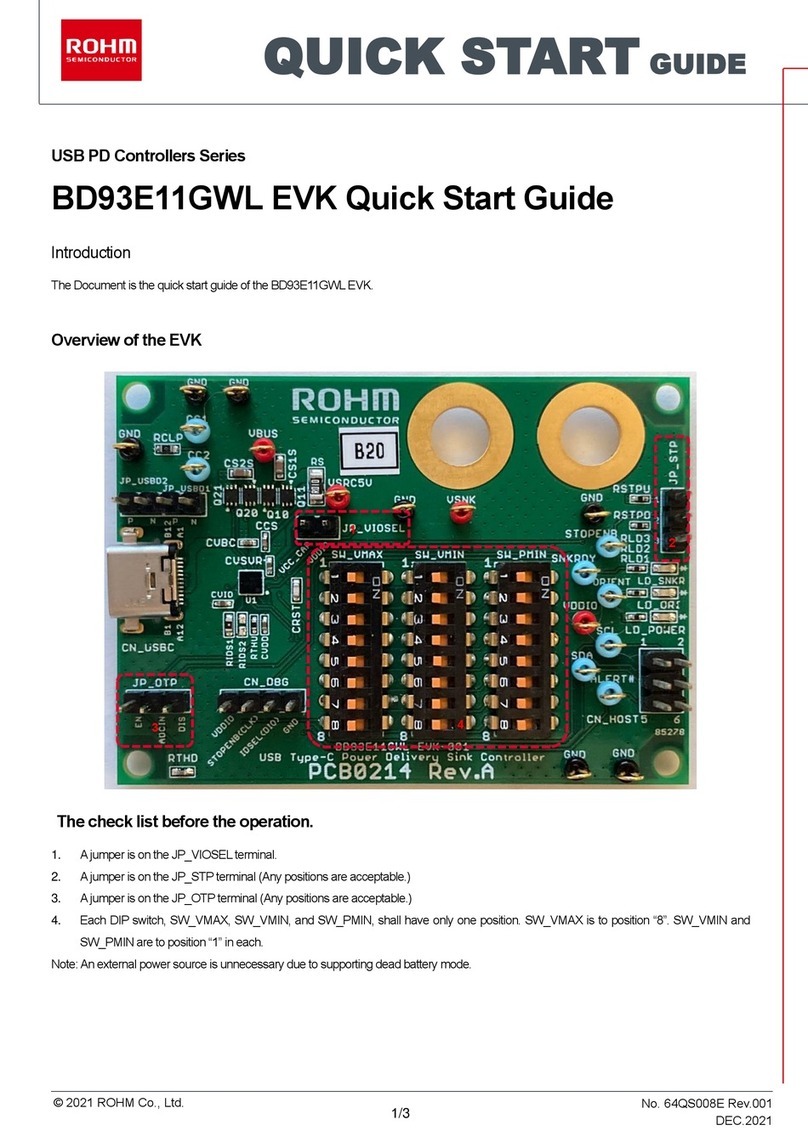 Rohm BD93E11GWL EVK quick start guide
