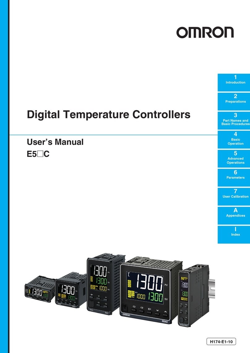 Omron E5GC User manual