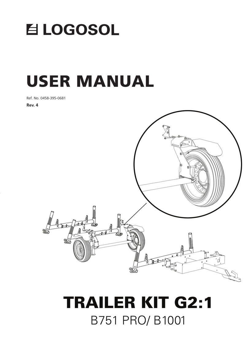 Logosol TRAILER KIT G2:1 user manual