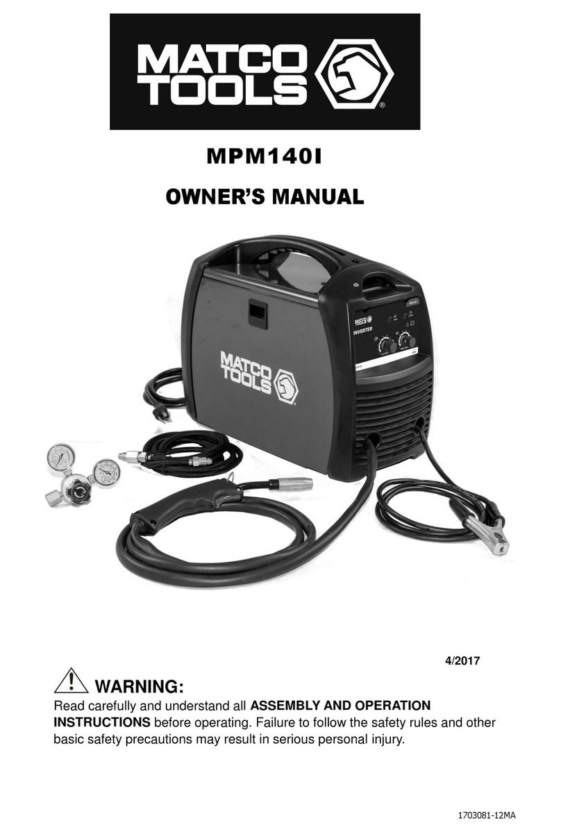 Matco Tools MPM140I owner's manual