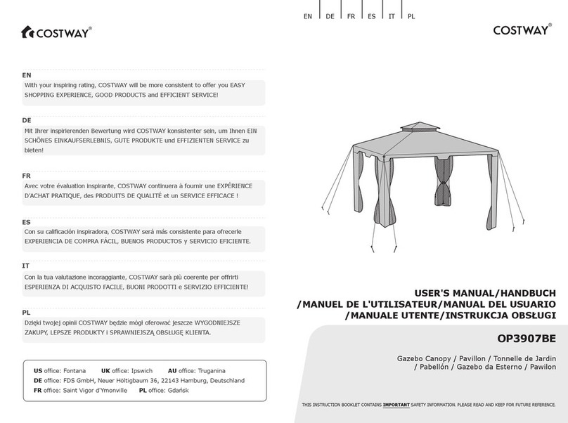 Costway OP3907BE user manual