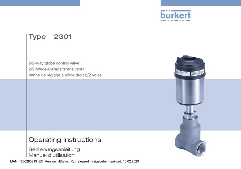 Burkert 219639 operating instructions Burkert 219639 operating instructions