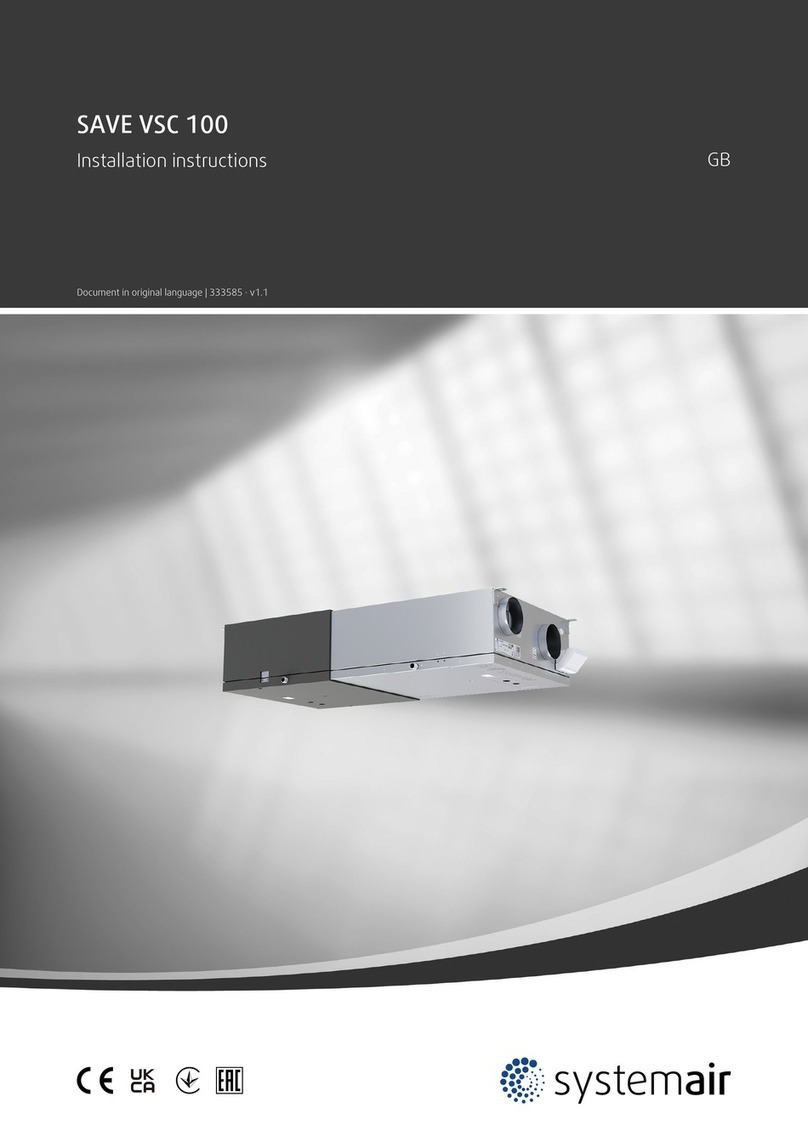 System air SAVE VSC 100 User manual
