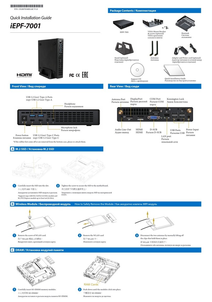ASROCK iEPF-7001 User manual ASROCK iEPF-7001 User manual