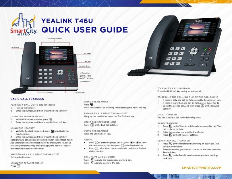 Yealink T46U Instruction manual
