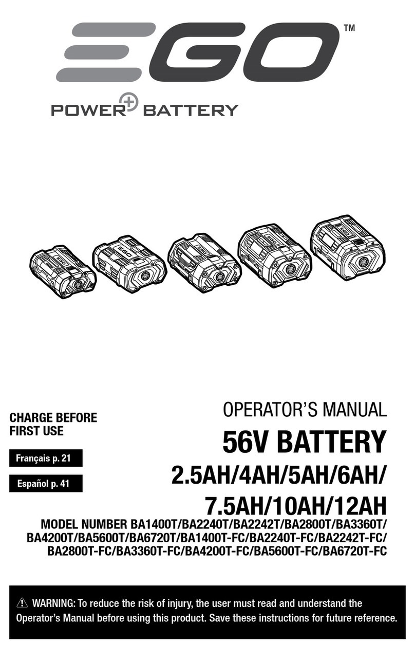 EGO BA2240T-FC User manual