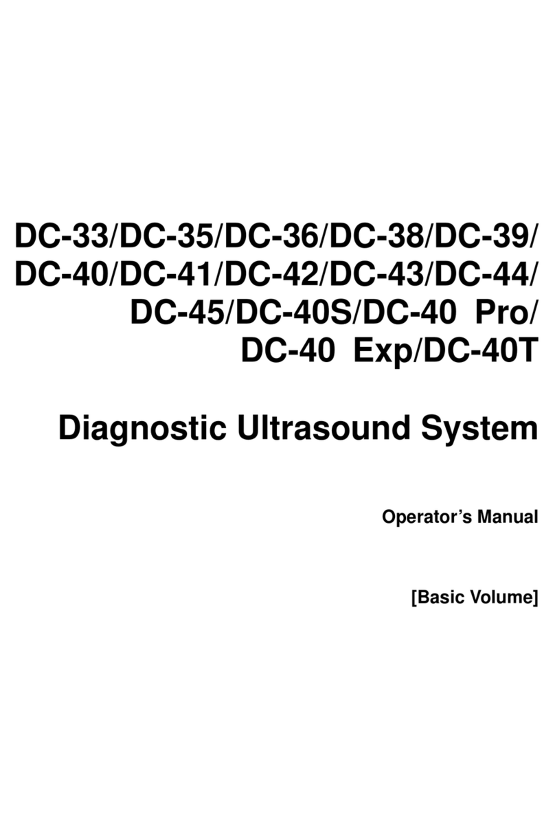 Mindray DC-33 User manual