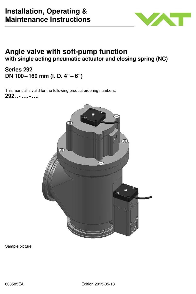 VAT 292 Series Assembly instructions