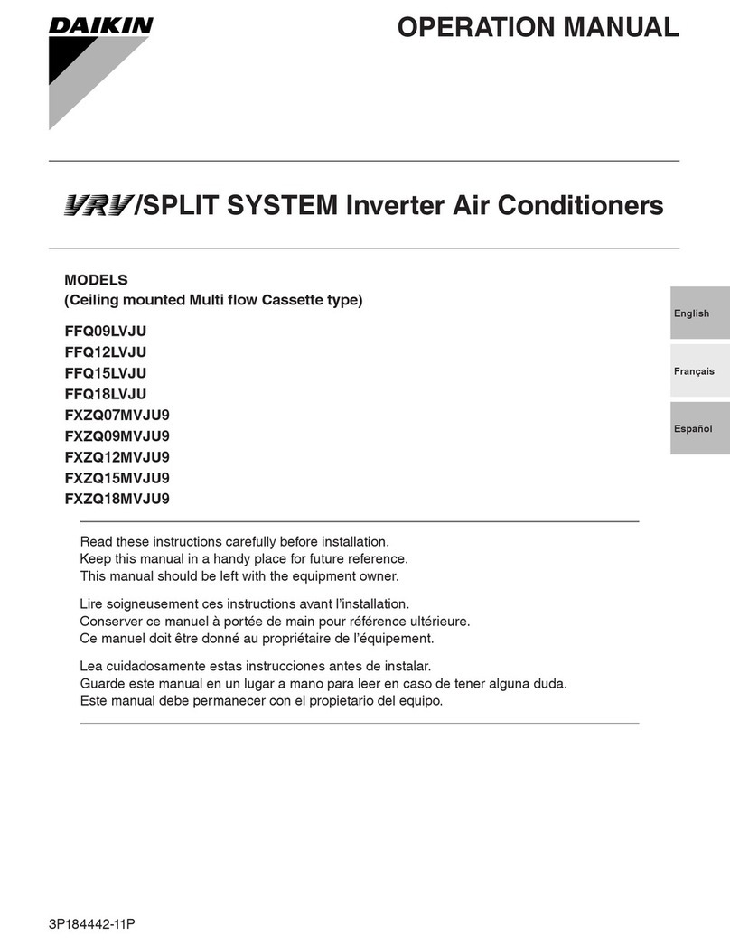 Daikin FFQ12LVJU User manual