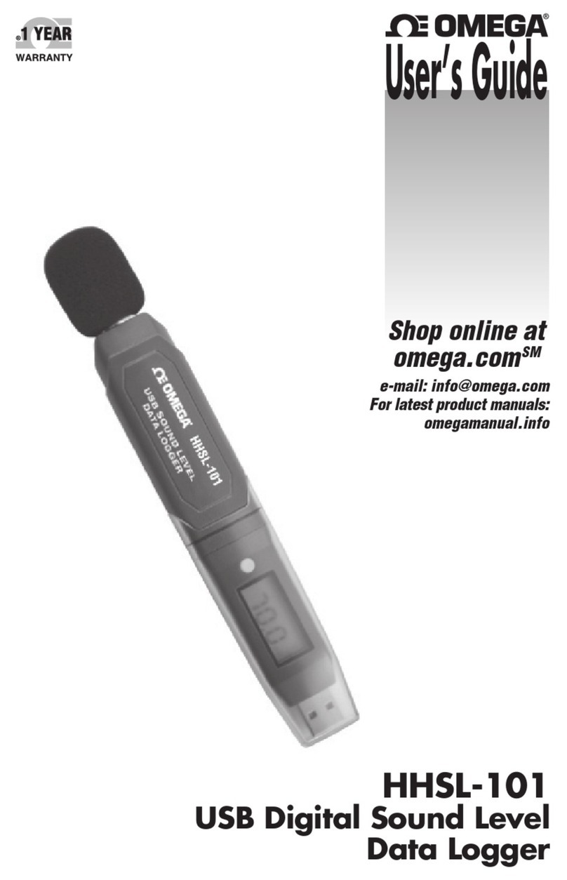 Omega Engineering HHSL-101 User manual