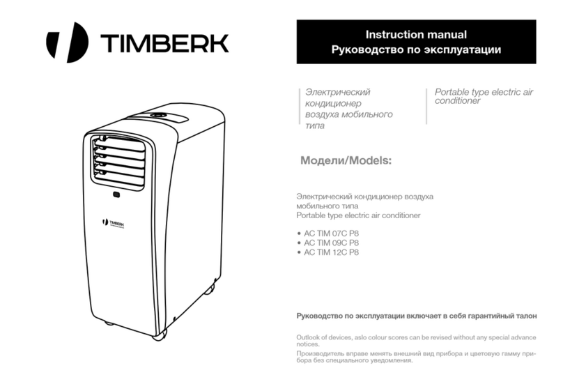 Timberk AC TIM 07C P8 User manual