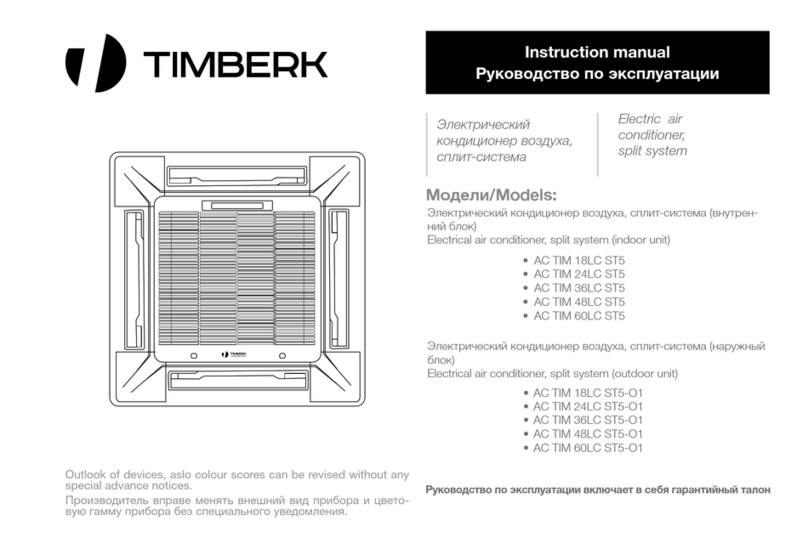 Timberk AC TIM 18LC ST5 User manual