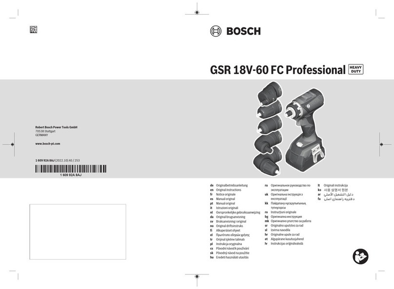 Bosch Professional Heavy Duty GFA 18-M User manual