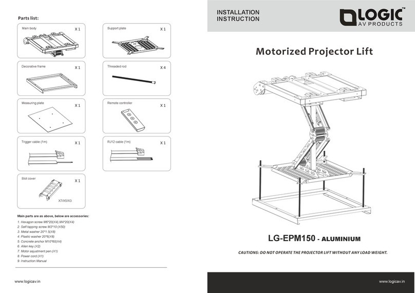 Logic LG-EPM150 Installation instruction Logic LG-EPM150 Installation instruction