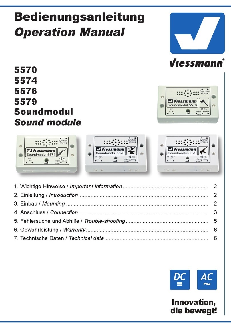 Viessmann 5574 Operation manual