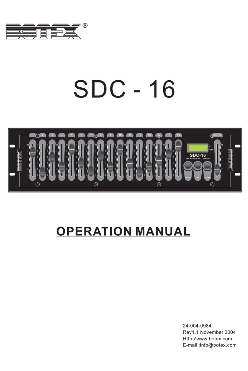 Botex SDC-16 User manual