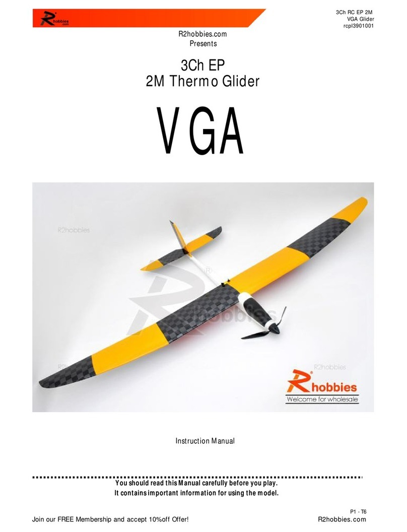 R2hobbies.com 3Ch EP 2M Thermo Glider VGA instruction manual