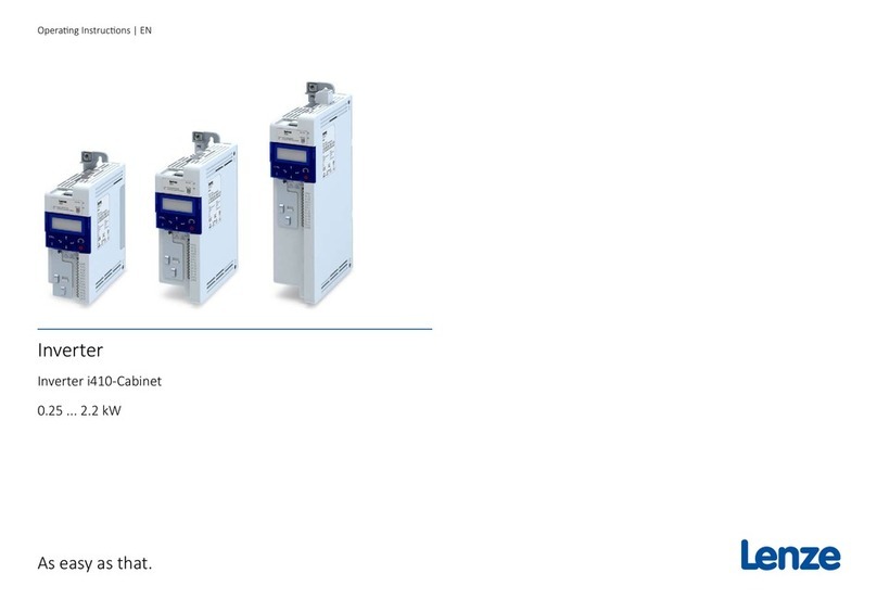 Lenze i410 User manual