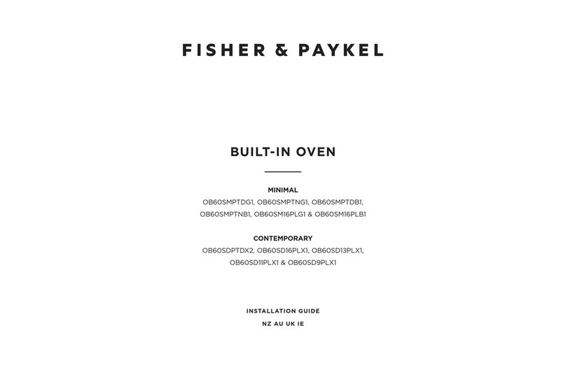 Fisher & Paykel 7 Series installation guide