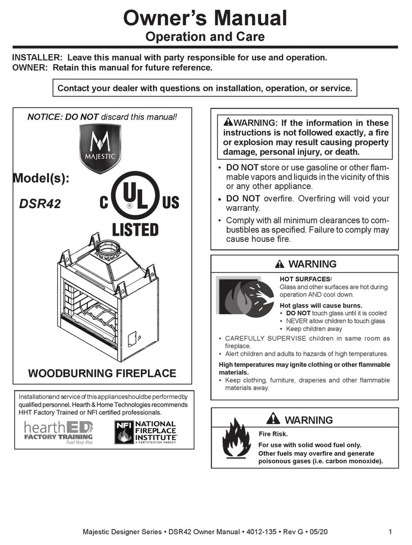 Majestic DSR42 owner's manual Majestic DSR42 owner's manual