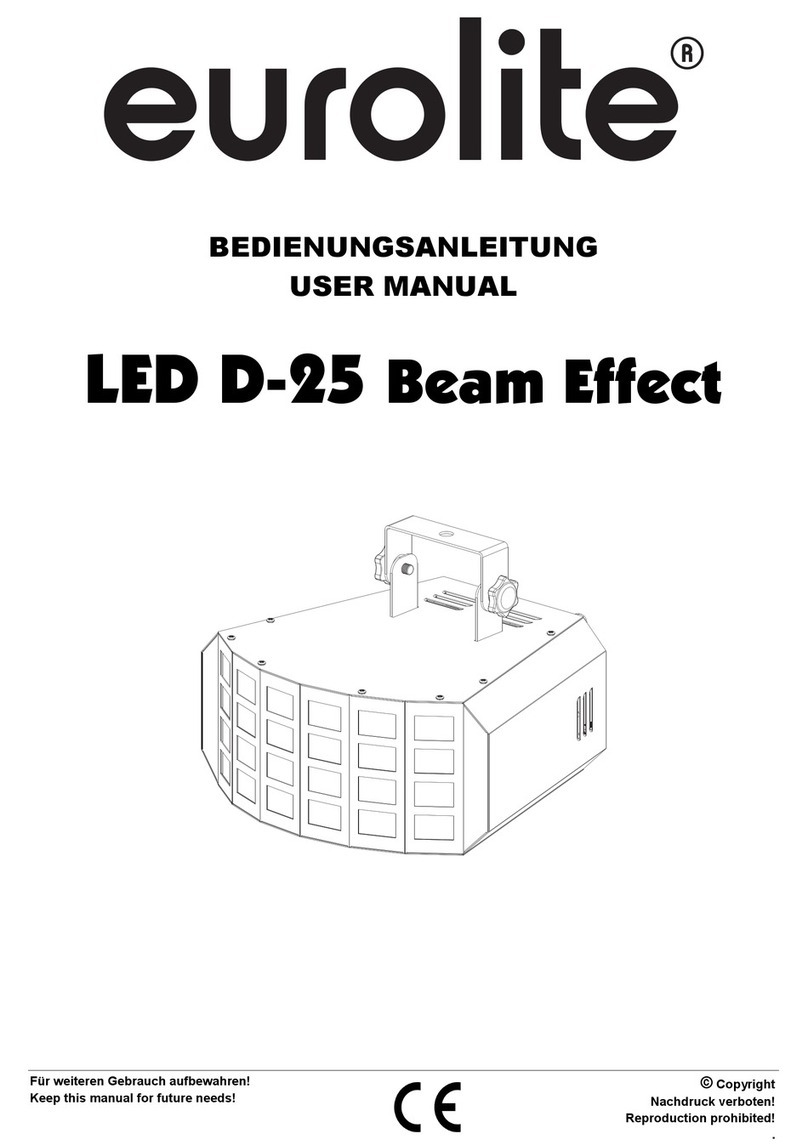 EuroLite LED D-25 User manual