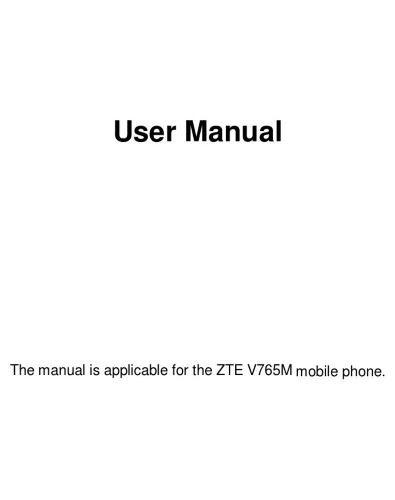 Zte V765M User manual