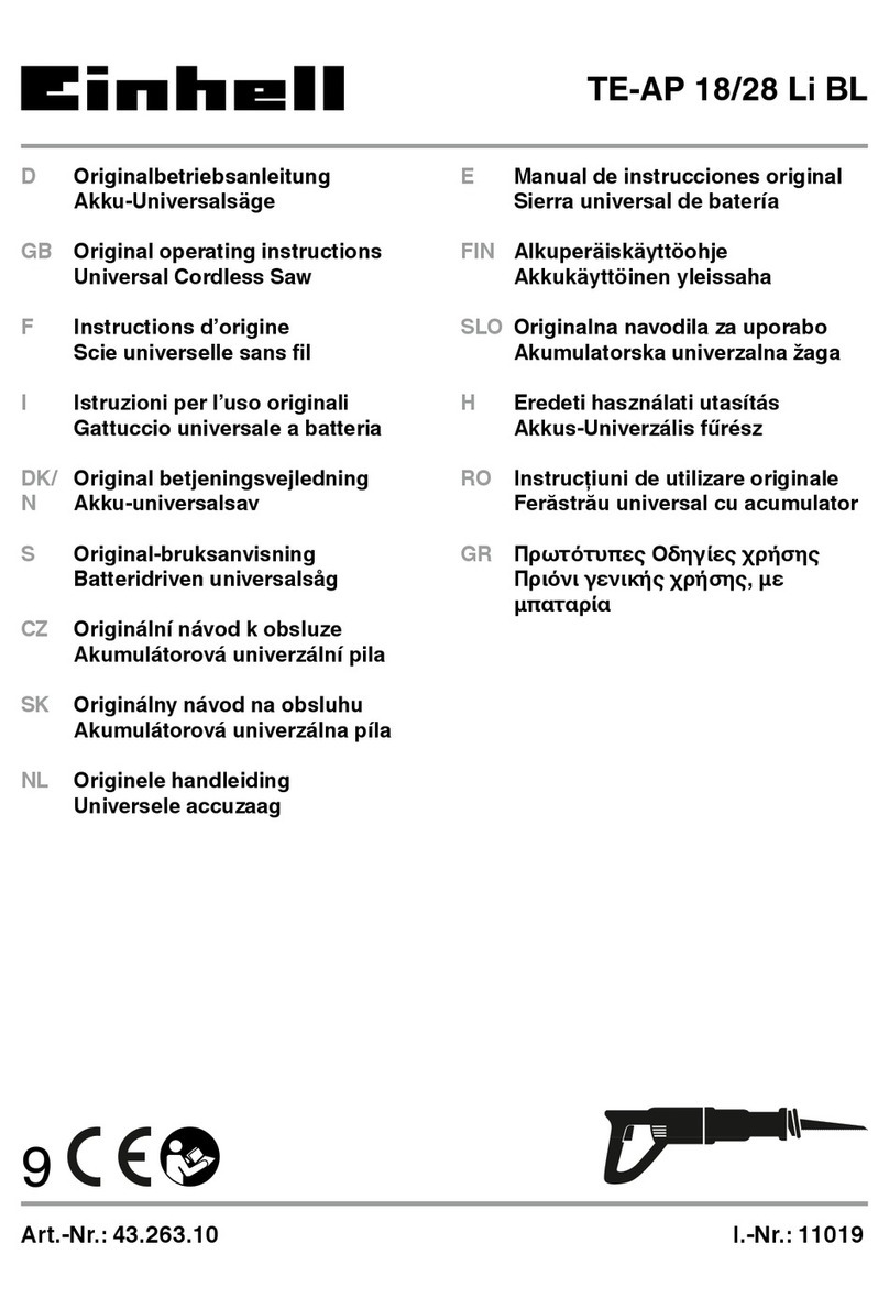 EINHELL TE-AP 18/28 Li BL User manual