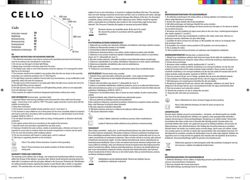 Cello Cube User manual Cello Cube User manual