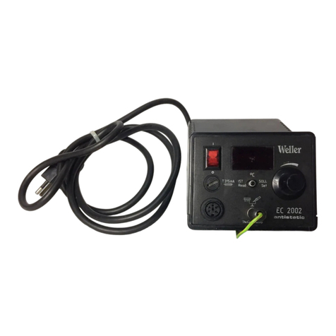 Cooper Weller EC 2002 antistatic Operating	 instruction