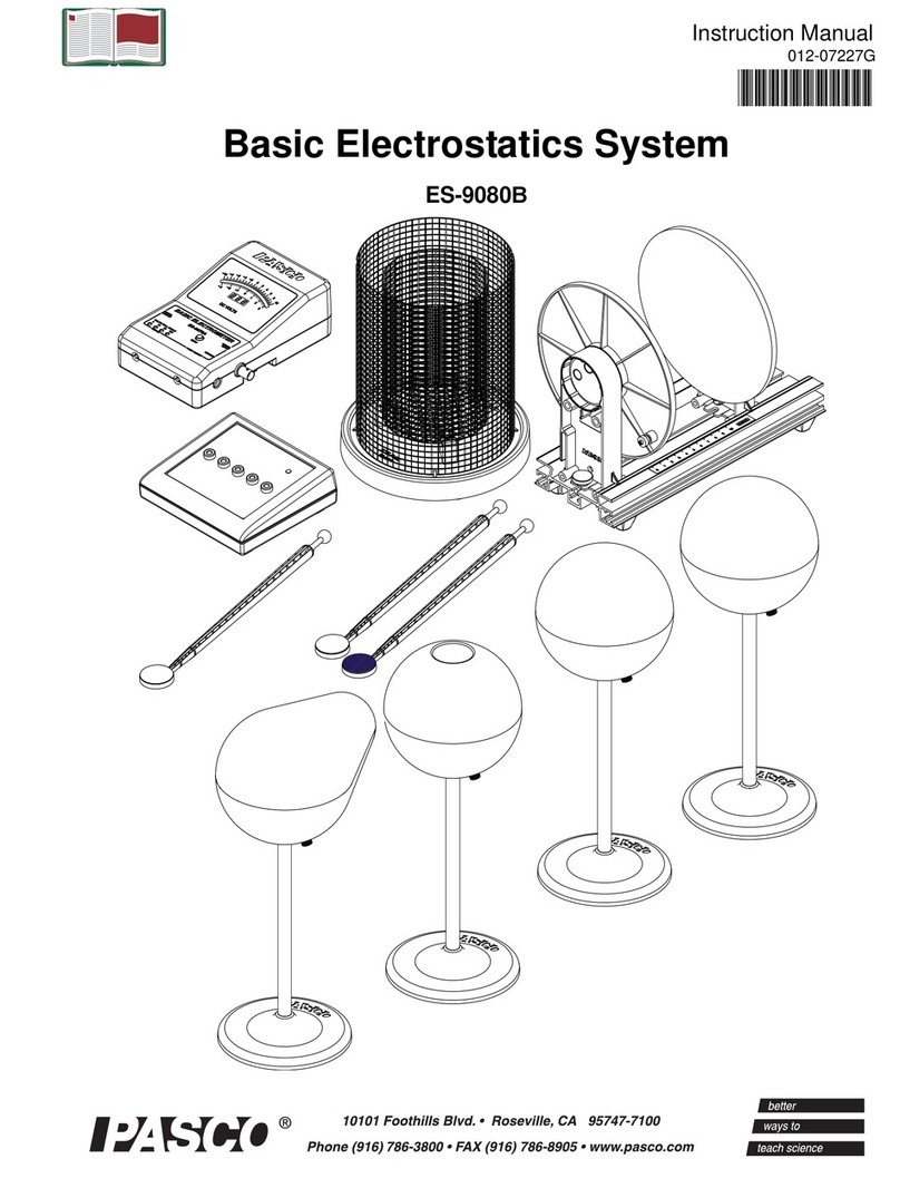PASCO ES-9080B instruction manual