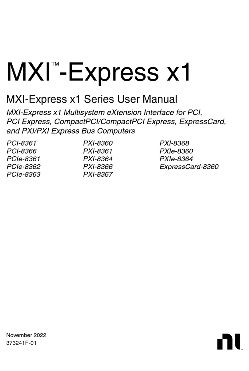 National Instruments PCI-8361 User manual