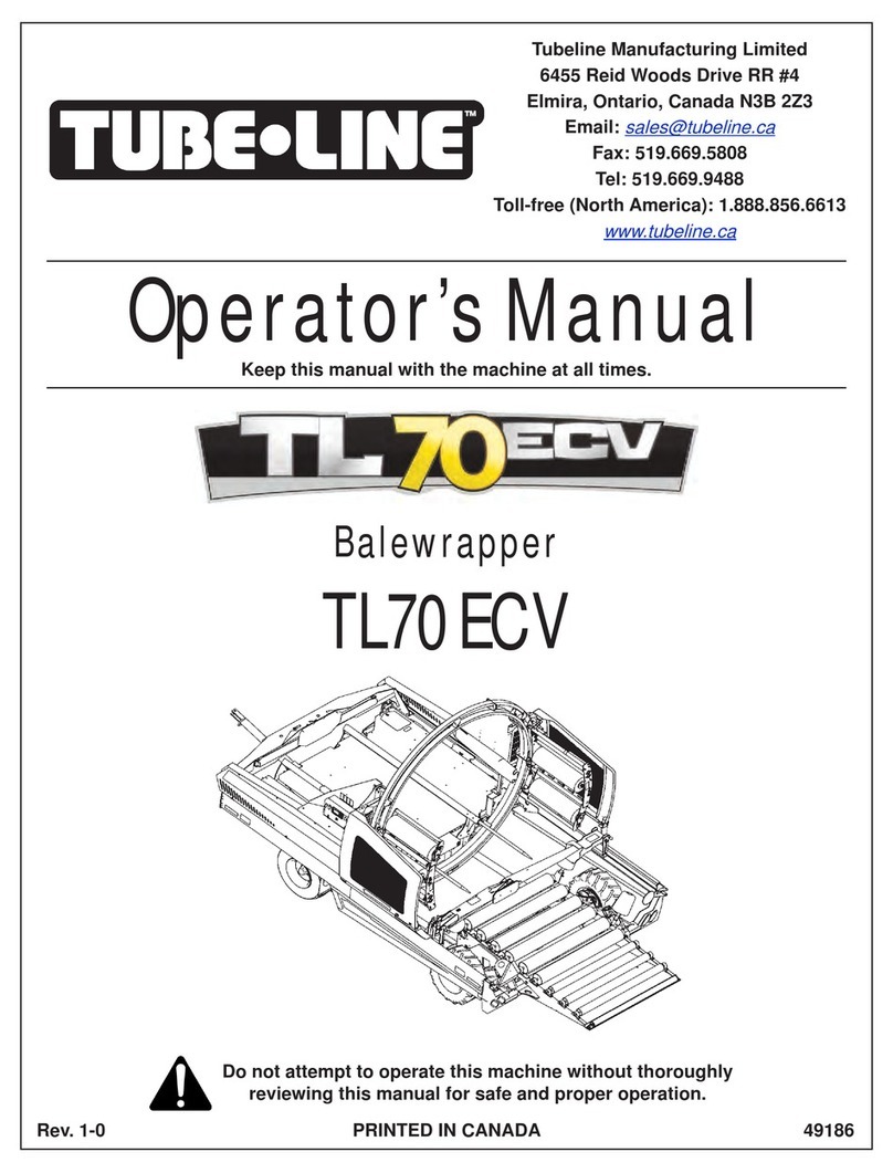 Tube-Line TL70ECV Operator's manual