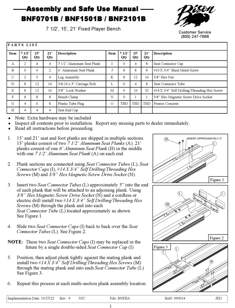 Bison BNF0701B Quick guide