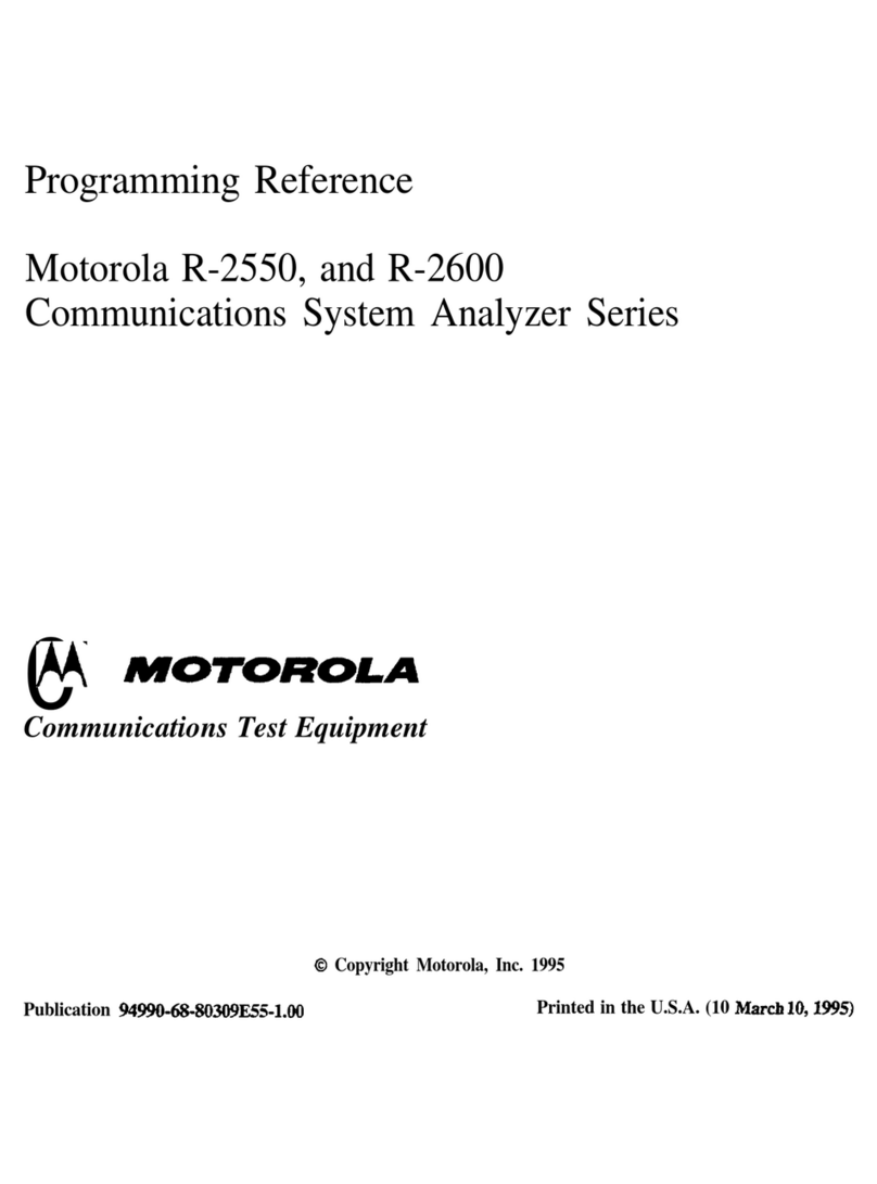 Motorola R-2550 Owner's manual Motorola R-2550 Owner's manual