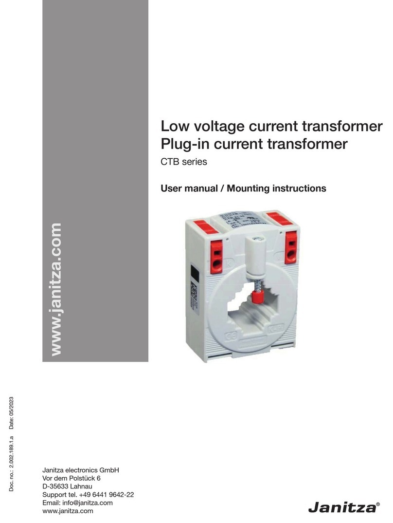 janitza CTB Series User manual
