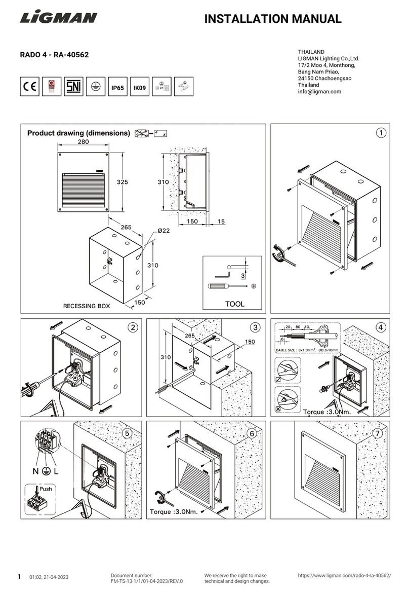 LIGMAN RADO 4 installation manual