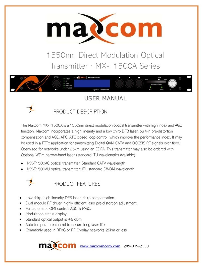 Maxcom MX-T1500A Series User manual
