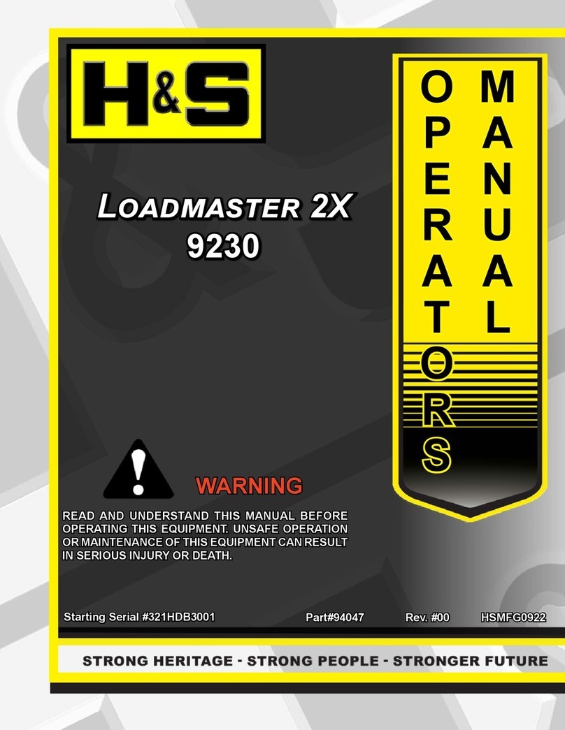 H&S LOADMASTER 2X Operator's manual