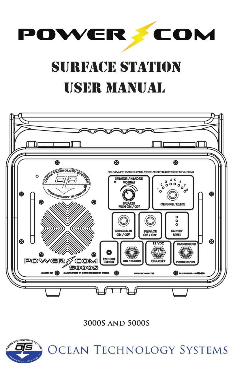 Ocean Technology Systems PowerCom Surface Station 3000S user manual