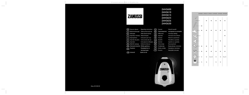 Zanussi ZAN3600 User manual